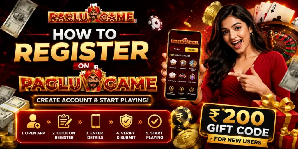 How to Register on Paglu Game